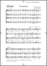 A manniska SATB choral sheet music cover